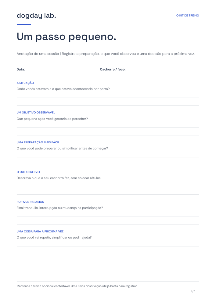 Prévia da ficha de uma sessão para imprimir